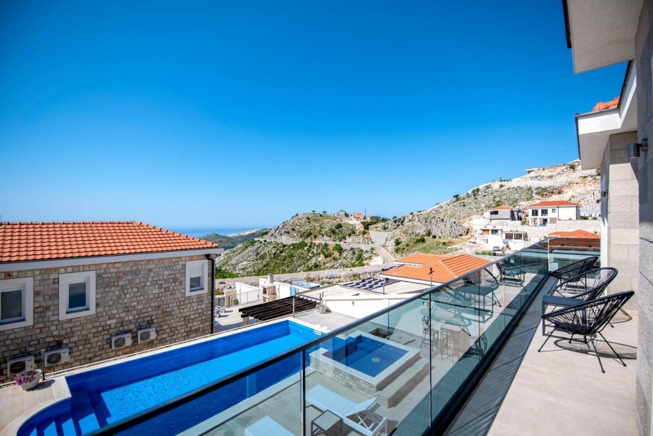 Luxury Villa Miriam With Private Pool And Jet Pool Near Dubrovnik Ivanica Bagian luar foto