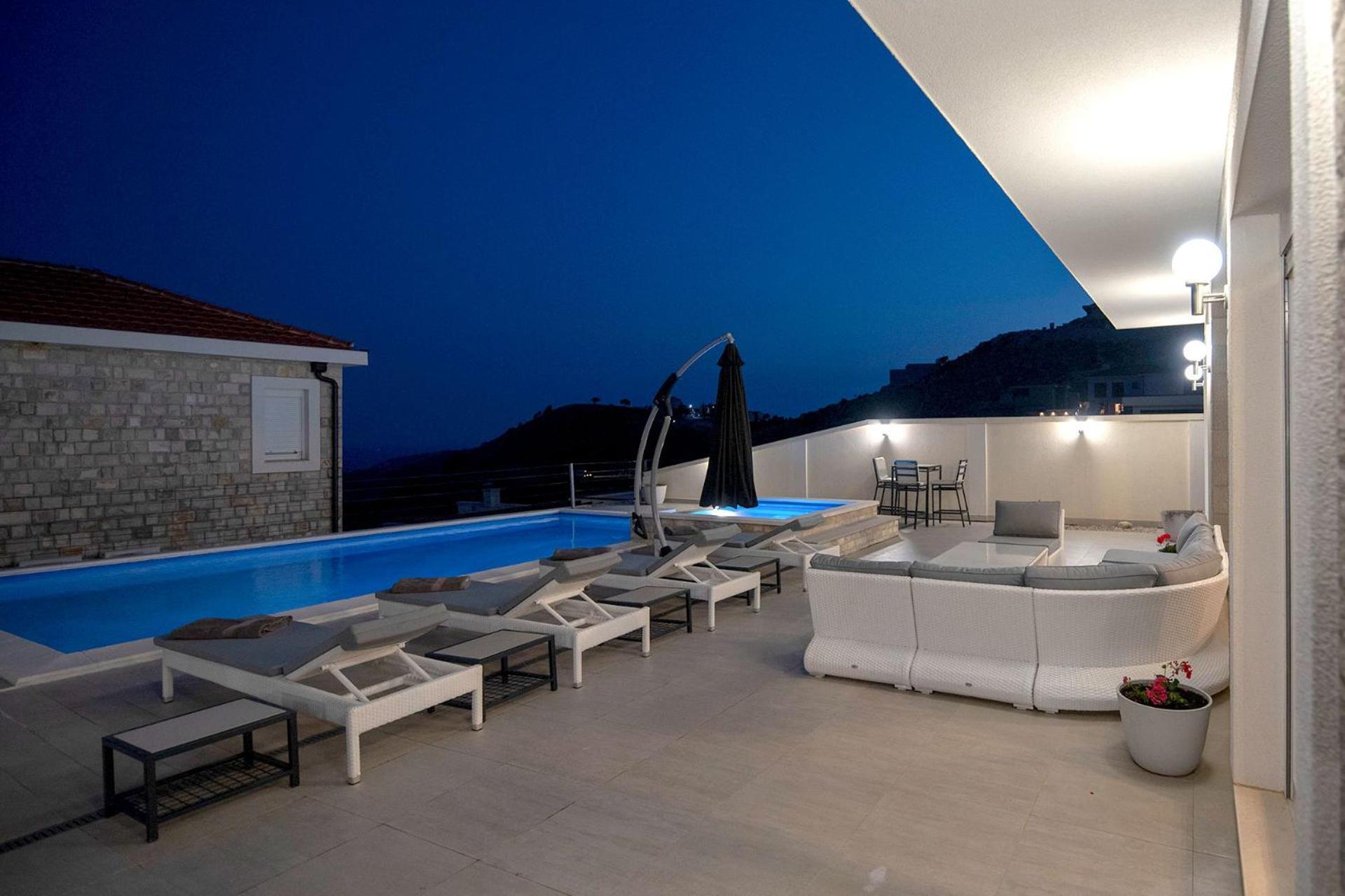 Luxury Villa Miriam With Private Pool And Jet Pool Near Dubrovnik Ivanica Bagian luar foto